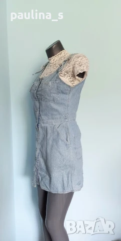 Два броя / Винтидж дънков марков сукман "Olympia" и "Motor jeans" , снимка 10 - Сукмани - 51299718