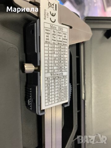 Burg Wächter PRECISE PS 7215 72150 Дигитален шублер 150 mm, снимка 8 - Измервателни инструменти - 43709112