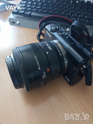 Адаптер за Canon EF/EF-S към EF-M, метален, Auto Focus, снимка 2 - Обективи и филтри - 40155468