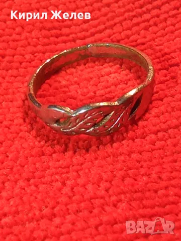 МНОГО СТАР АЖУРЕН ФЛОРАЛЕН ПОСРЕБРЕН МЕСИНГОВ ПРЪСТЕН 17262, снимка 13 - Антикварни и старинни предмети - 46233977