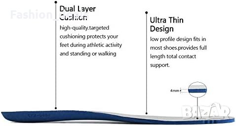 Нови стелки за обувки ортопедична опора Подложка при болка Вложки, снимка 4 - Други - 40481705