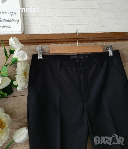 Черен панталон Zara , снимка 4 - Панталони - 51752221