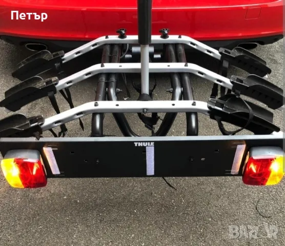 Thule Стойка за теглич на автомобил за велосипеди 3 броя, снимка 4 - Аксесоари и консумативи - 50042438