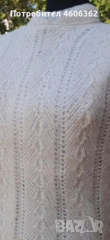 ръчно изплетен пуловер , снимка 7 - Жилетки - 51876287