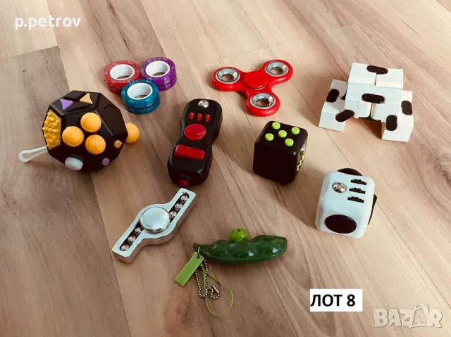 Различни лотове: Попити, Фиджити, Фиджит спинъри и Антистрес играчки, снимка 10 - Образователни игри - 50307508