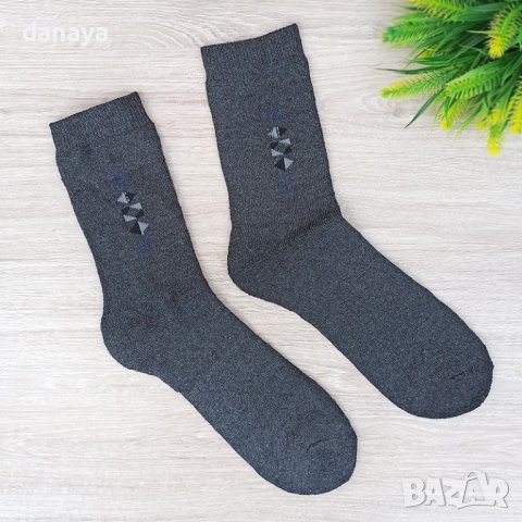 3153 Мъжки термо чорапи, универсален размер 41-47, снимка 3 - Мъжки чорапи - 38343607