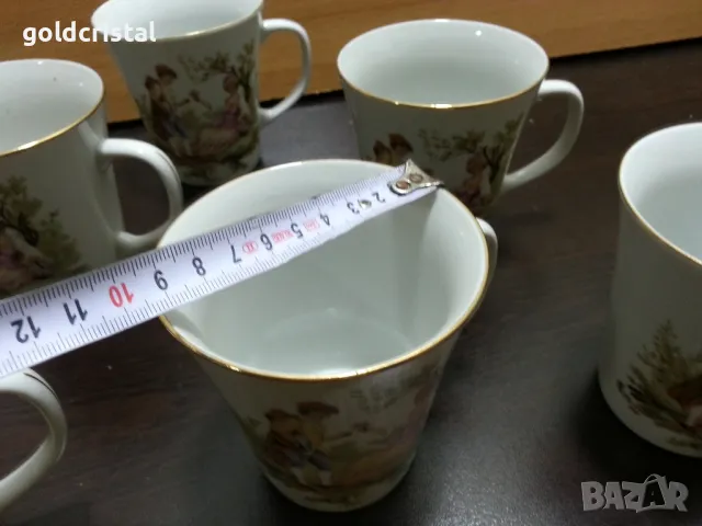 Полски порцелан големи чаши за чай, снимка 4 - Антикварни и старинни предмети - 38642370