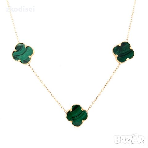 Златно колие Van Cleef 7,10гр. 44см. 14кр. проба:585 модел:16488-3, снимка 2 - Колиета, медальони, синджири - 40567095