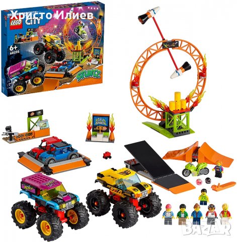 LEGO CITY STUNTZ Арена за каскаьорско шоу 60295 Лего Оригинално Конструктор, снимка 2 - Конструктори - 39281888