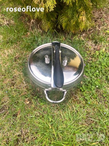 EXCELSA ITALY / ИТАЛИЯ качествена тенджера под налягане с вместимост 5 литра, снимка 4 - Съдове за готвене - 32413498