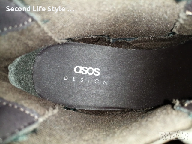 ASOS нови мъжки боти естествена кожа № 39 в кафяв цвят, снимка 15 - Мъжки боти - 53139068