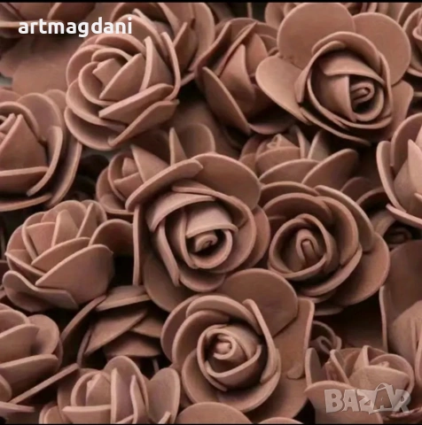 Рози от фоам за DIY занаяти , снимка 3 - Романтични подаръци - 53442978