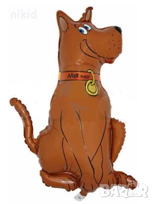 Скуби Ду Scooby Doo голям цял ръст фолио фолиев балон хелий или въздух рожден ден