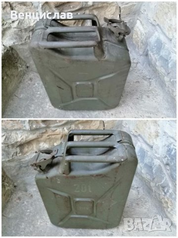 Стара Соц Метална Туба За Гориво / 20 Литра / 1986 г. , снимка 6 - Антикварни и старинни предмети - 38429184