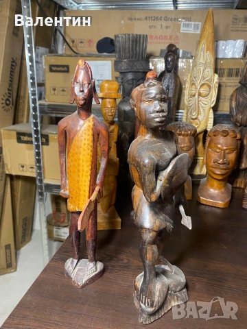 Дървени фигурки / декорации, снимка 2 - Антикварни и старинни предмети - 53581165
