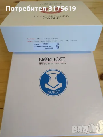 Nordost Heimdall 2 Speaker Cable 3M Pair, снимка 5 - Аудиосистеми - 49364253