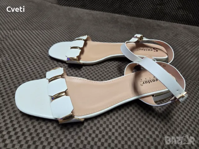 Нови бели сандали номер 41