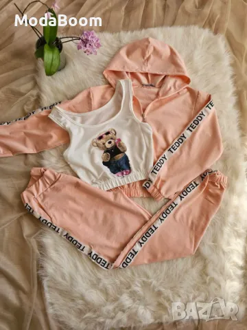 Дамски екип 3 части Различни цветове , снимка 4 - Спортни екипи - 48934725