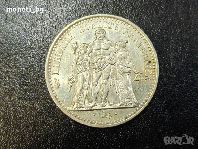 СРЕБРО Франция 10 франка 1967, снимка 2 - Нумизматика и бонистика - 53563542