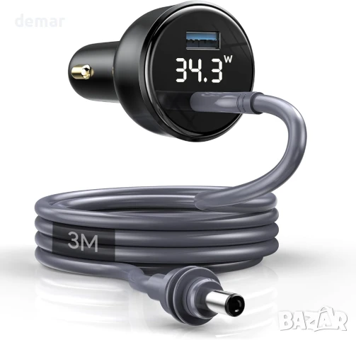 EDUP Starlink Mini адаптер за кола, DC захранващ кабел + адаптер за запалка 12V-24V, 3 метра