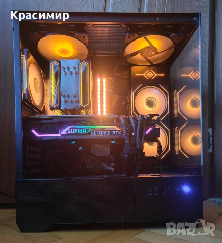 Геймърски компютър Ryzen 5800x,MSI GeForce RTX 3080 Suprim,32gb ddr4,1tb nvme, снимка 3 - Геймърски - 53210469