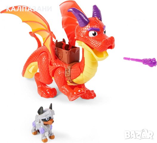  Paw Patrol Rescue Knight Дракон Sparks the Dragon & Claw 606210, снимка 2 - Фигурки - 37998917