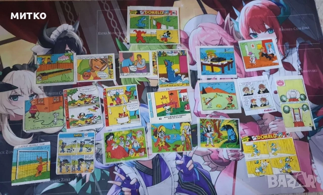 Стари японски стикери BIkkURIMAN и други.