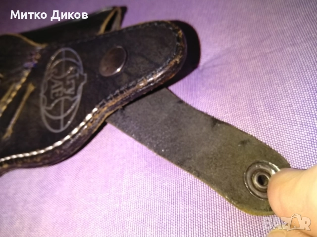 Кобур марков TRY AE NUG естествена кожа отличен 20см, снимка 6 - Оборудване и аксесоари за оръжия - 51720439