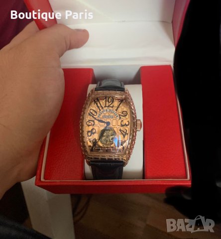 Мъжки луксозен часовник Franck Muller Gold Croco, снимка 3 - Мъжки - 39082316