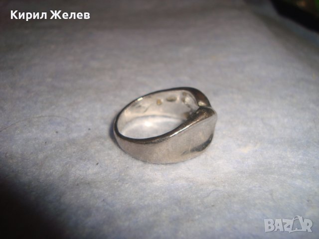 СТАР БРОНЗОВ НЕО ГОТИЧЕСКИ СТИЛ РЕТРО АРТ ПРЪСТЕН с ПОСРЕБРЯВАНЕ 21884, снимка 6 - Антикварни и старинни предмети - 37499384