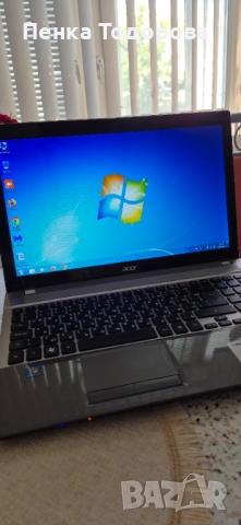 Продавам употребяван напълно запазен лаптоп Aser.