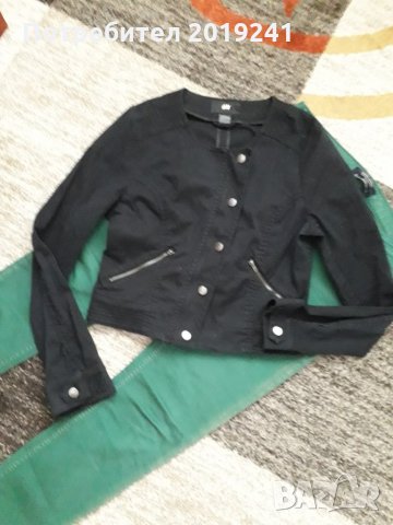 Черно пролетно яке H&M, снимка 6 - Якета - 28522575
