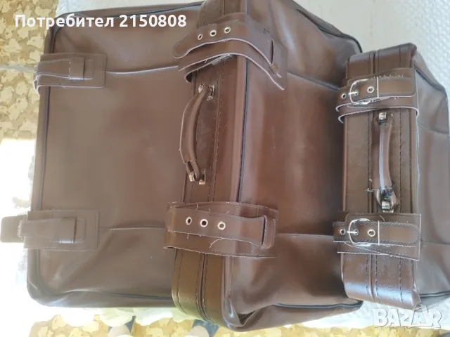 Продавам нови кожени куфари, снимка 6 - Куфари - 49162157