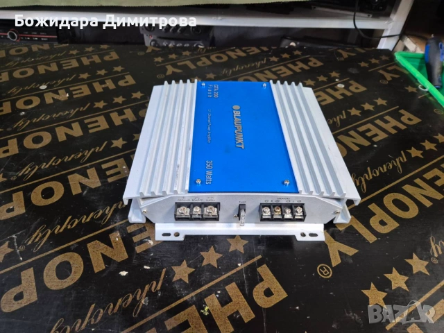 Комплект BLAUPUNKT бас каса + стъпало , снимка 4 - Ресийвъри, усилватели, смесителни пултове - 53387472