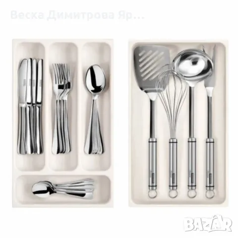 Разпределител за прибори Tescoma FlexiSPACE – Идеален ред във всяко чекмедже, снимка 3 - Други - 49959055