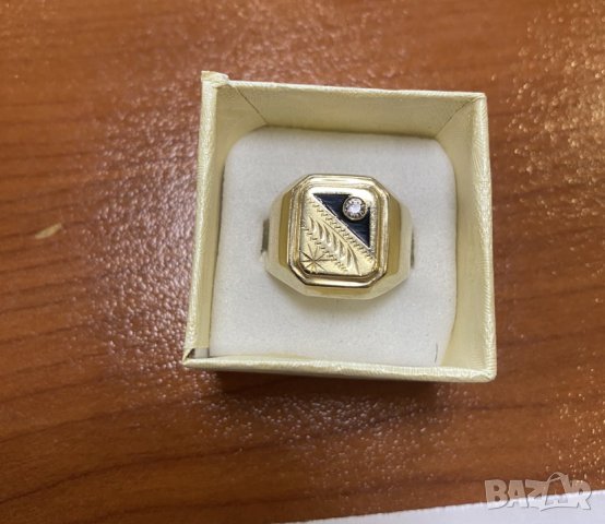 Мъжки златен пръстен 5,55, снимка 1 - Пръстени - 43233308