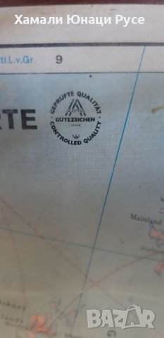 стара географска карта на Европа, снимка 6 - Други - 37557597