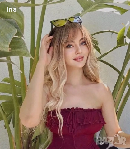 Руса перука омбре, снимка 3 - Аксесоари за коса - 53165085