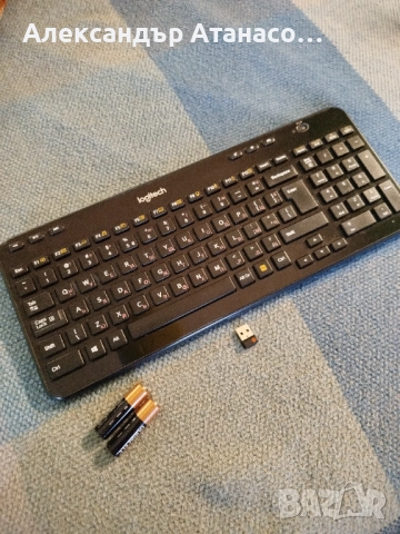 Logitech K360 Безжична клавиатура, използвана, в добро състояние, снимка 4 - Клавиатури и мишки - 52353222