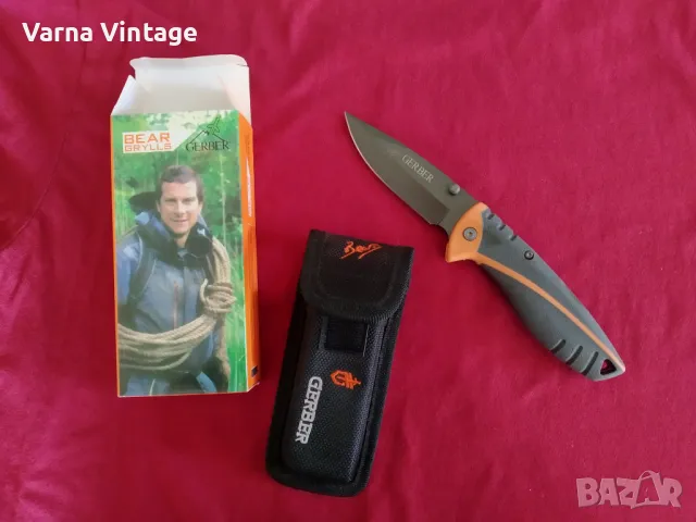 Сгъваем нож GERBER с калъф.