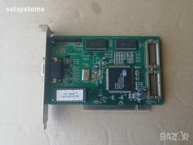 Видео карта Cirrus Logic CL-5446NB 1MB PCI, снимка 1 - Видеокарти - 37253988