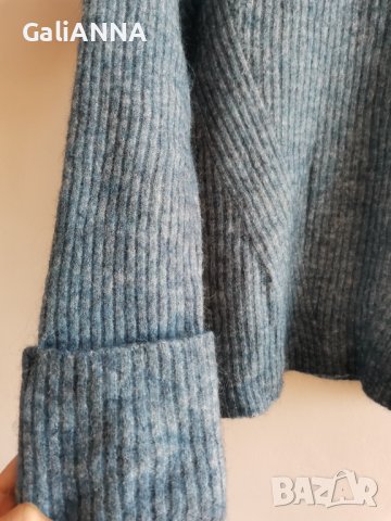 СТРАХОТЕН ПУЛОВЕР В СИНЬО 2XL, снимка 7 - Блузи с дълъг ръкав и пуловери - 38574414