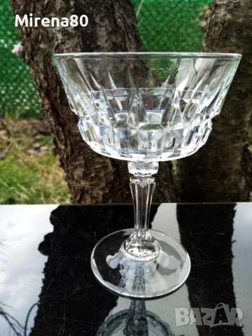 5 кристални чаши за шампанско, снимка 3 - Чаши - 53515080
