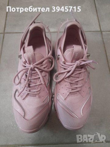 Дамски розови маратонки CALVIN KLEIN JEANS, снимка 1 - Маратонки - 43728199