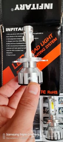 Лед крушки, лед доиди за фарове, led крушка H4, H7,H11, H1, HB3, HB4 , снимка 7 - Аксесоари и консумативи - 28105827