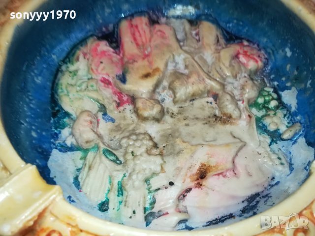 ГОЛЯМ КРАСИВ СТИЛЕН ПЕПЕЛНИК ОТ ФРАНЦИЯ 1911231127, снимка 12 - Антикварни и старинни предмети - 43056521