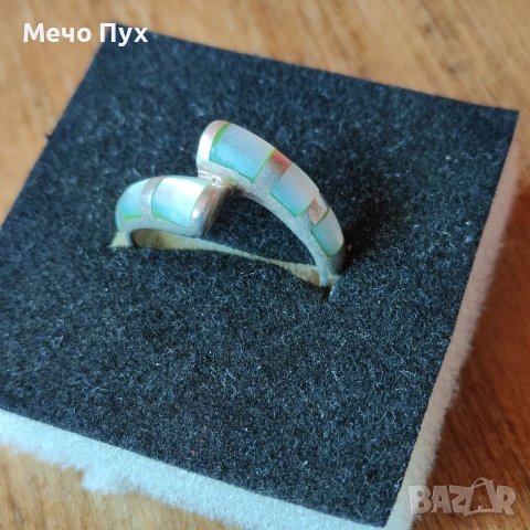 Сребърен пръстен (4), снимка 4 - Пръстени - 40447432