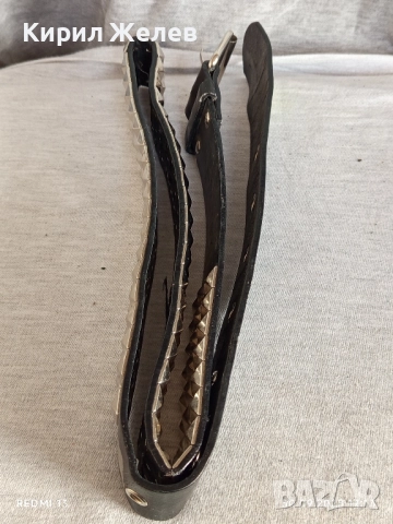 Дамски кожен колан с капси тип рокерски много красив 18602, снимка 7 - Колани - 51893956