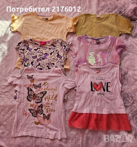 лот за момиче р.116, снимка 2 - Детски тениски и потници - 44088053