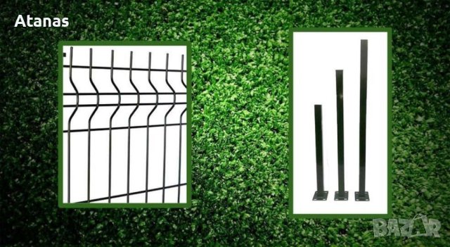 Оградни пана. Колове. Врати. Портали. Мрежа с декорация-Жив плет, снимка 2 - Огради и мрежи - 40412590